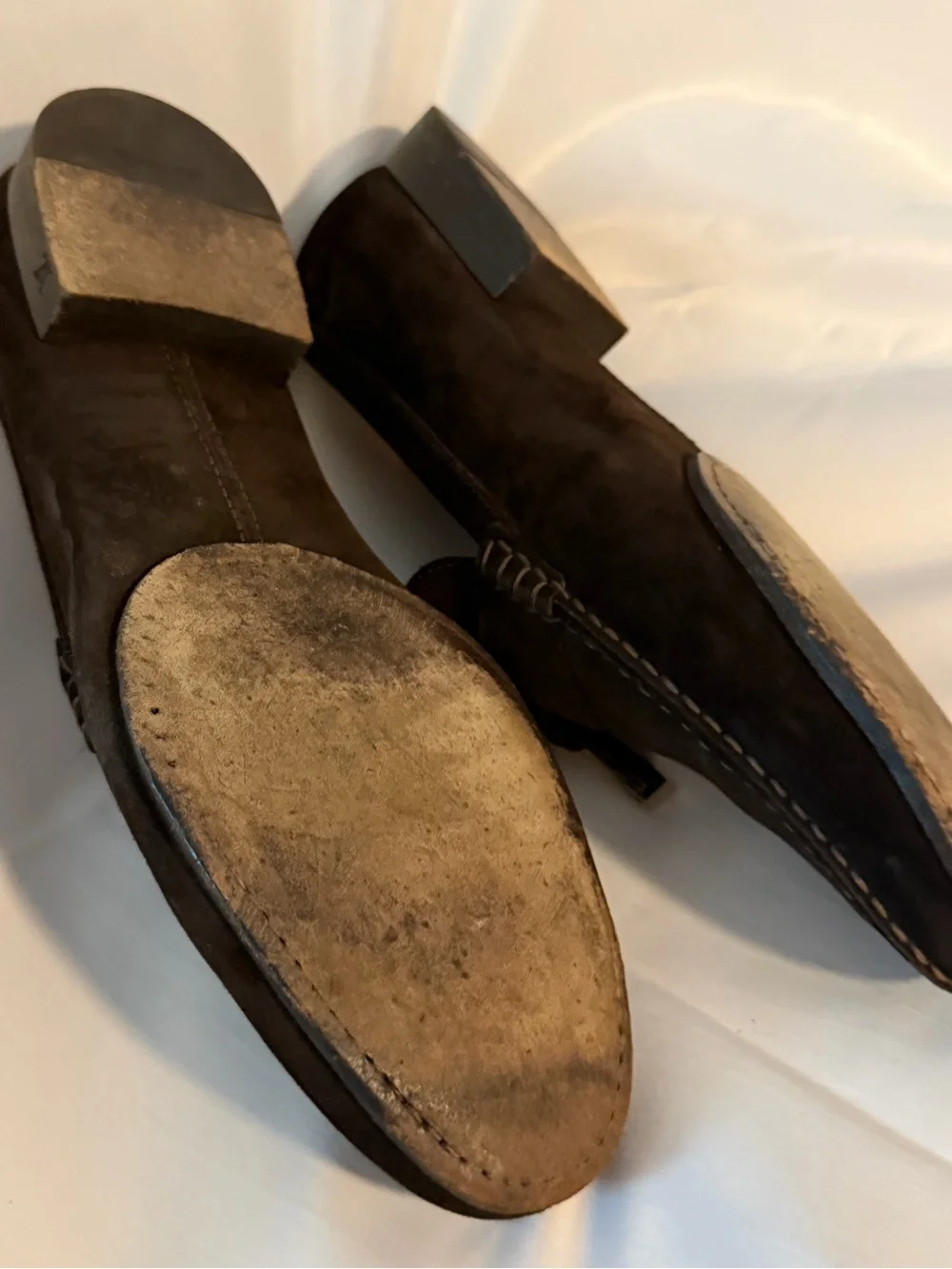 Louis Vuitton Dark Brown Suede Tassel Loafers